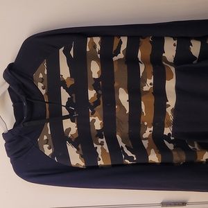 Black and camo Nike hoodie